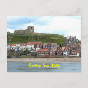 Whitby i North Yorkshire, England. Vykort