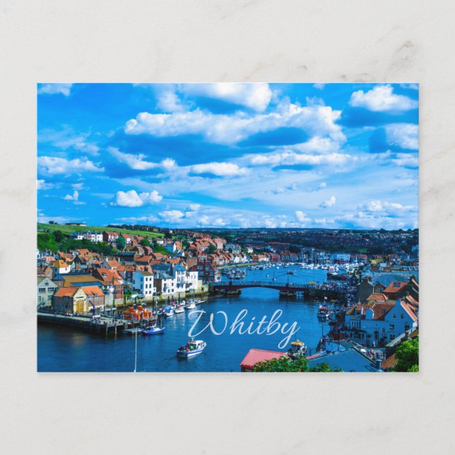 Whitby, Yorkshire, England Postcard Vykort (Framsida)