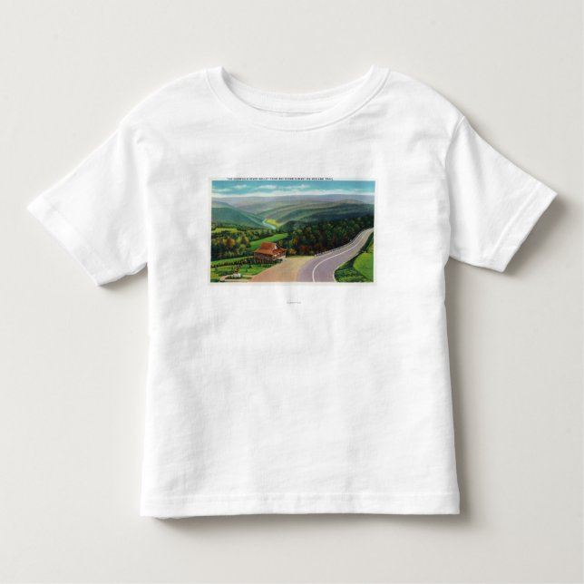 Whitcomb toppmöte av Deerfield River Valley T Shirt (Framsida)