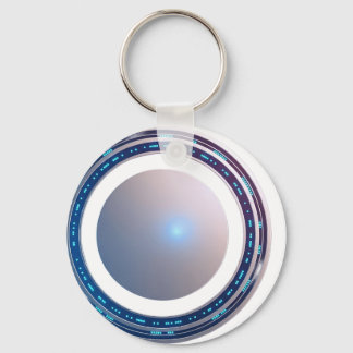 White 3D designer  Nyckelring