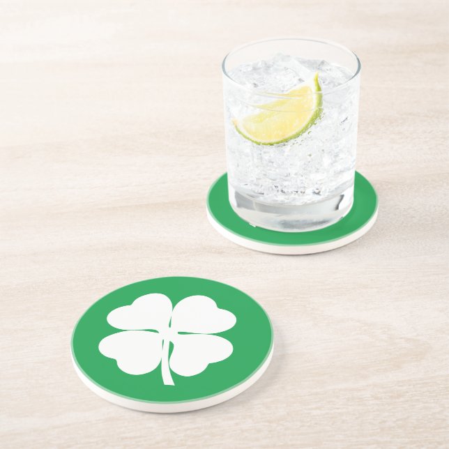 White 4 Löv Shamrock Underlägg (Sidan)