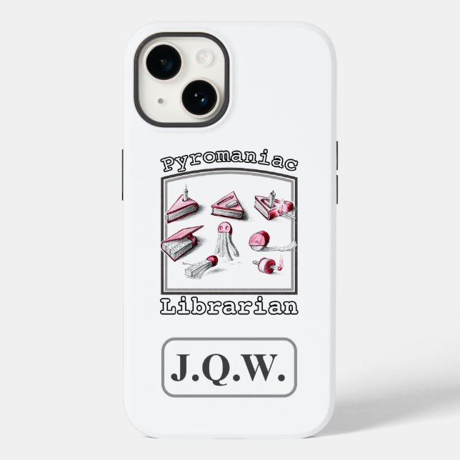 White Add Three Initialer Pyromaniac Librarian (Baksida)