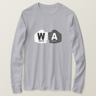 White Ally Sweatshirt T Shirt