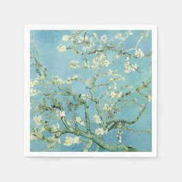 White almond blossom by Vincent Van Gogh Pappersservett