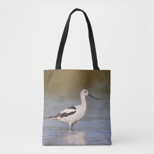 White American Avocet Tygkasse (Framsida)