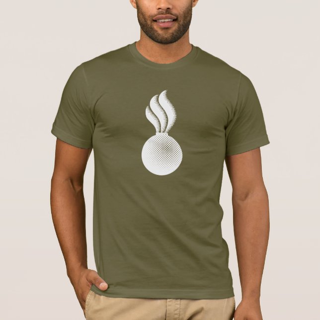 White Ammo Ordnance Pitch Pot T Shirt (Framsida)