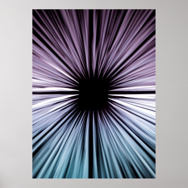 White and black optical illusion illustration poster (Framsidan)