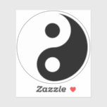 White and Black Yin and Yang Symbol Klistermärken<br><div class="desc">Högerna är nu Yin- och Yang-symbolen i svart och vitt, men du kan skapa din egen vinyldekal genom att byta båda färg. Om du ändrar storlek måste du anpassa och se till att hela klistermärket passar på utskriftsområdet. Om en del av cirkeln överlappar utskriftsområdet kan den skurna linjen ha en...</div>