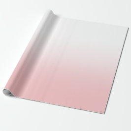 White and Coral Rosa Ombre Presentpapper