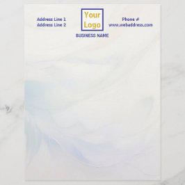 White and Icy Blue Smoke Brevhuvud