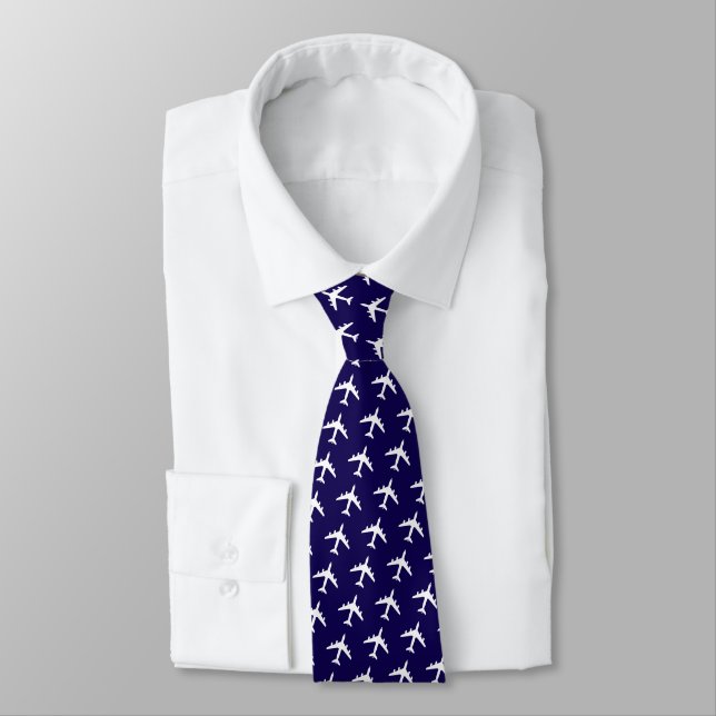 White and Navy KC-135 Mönster Slips (Bunden)