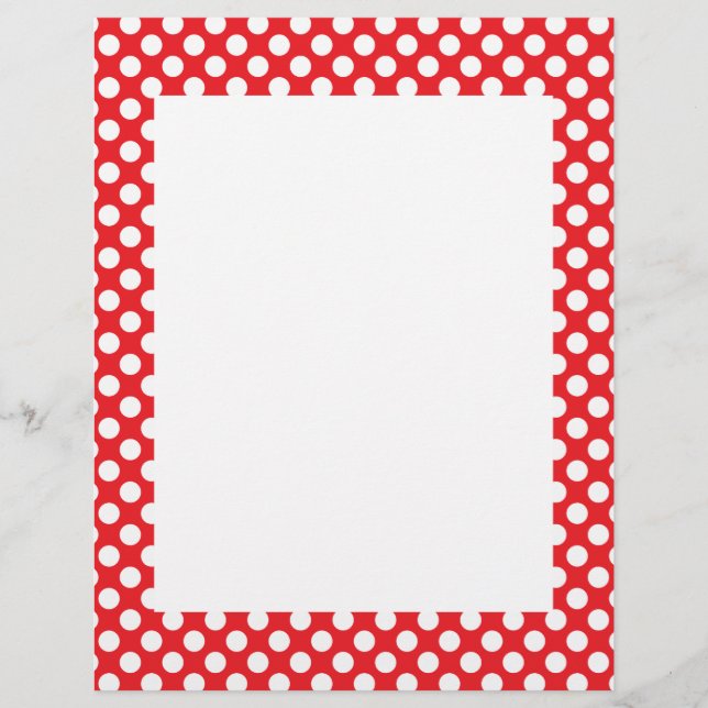 White and Red Polka Dot (Framsida)