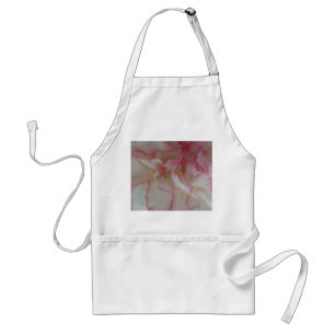 White and Rosa Carnation Apron Förkläde