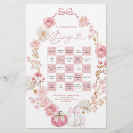 White and Rosa Little Pumpkin Hitta gästen Bingo