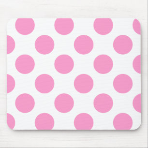 White and Rosa Polka Dot Musmatta