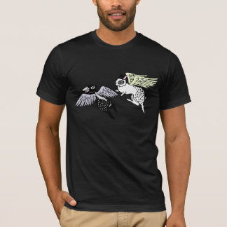 White Angel Rabbit and Black Angel Rabbit. Tee Shirt