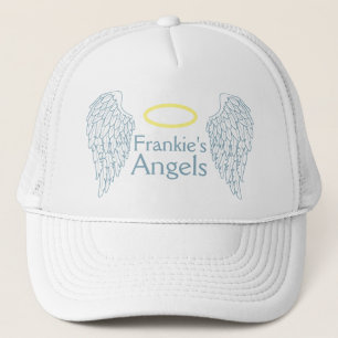 White Angel Vingar och Guld Halo Truckerkeps