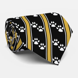 White Animal Tass Klo Printing Team Sports Necktie Slips
