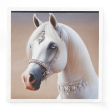 White Arabian Horse