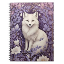 White Arctic Fox Lavender William Morris Flowers