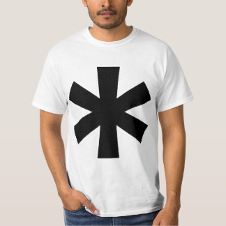 White Asterisk Tee Shirt