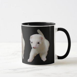 White Baby Ferret Mugg