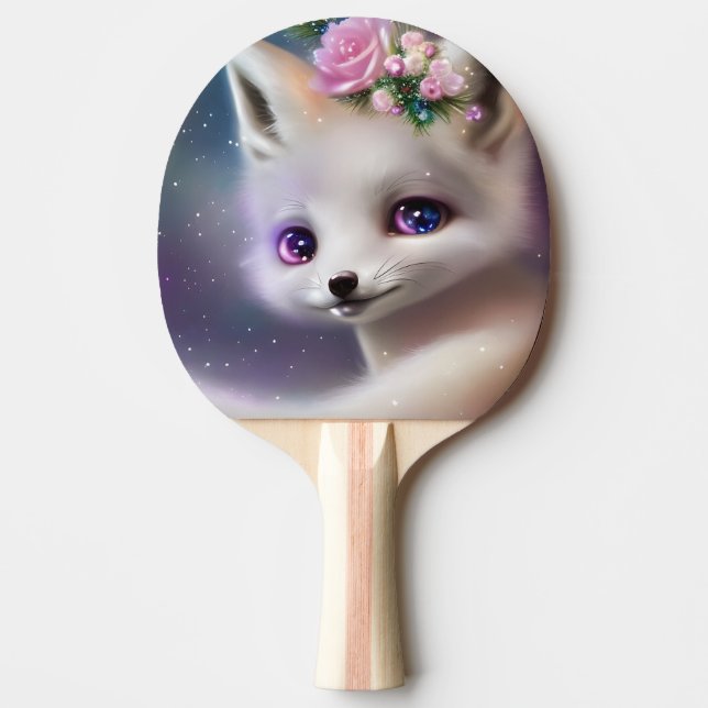 White Baby Fox Pingisracket (Framsidan)