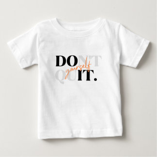 White Baby T-Shirt - Mjuk och kompakt bomullstuss