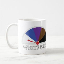 White Bälte Jiu Jitsu Kaffemugg