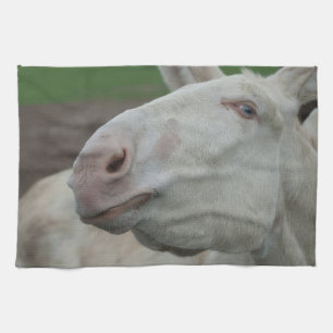 White Baroque Donkey Kökshandduk