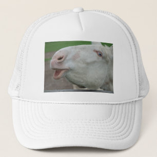 White Baroque Donkey Truckerkeps