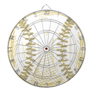 White Baseball med Red Stitching Dart Board Darttavla