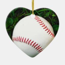 White Baseball med röd slitning