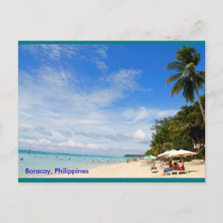 White Beach, Boracay Vykort