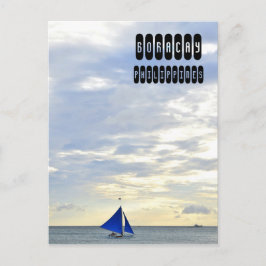 White Beach Boracay Vykort