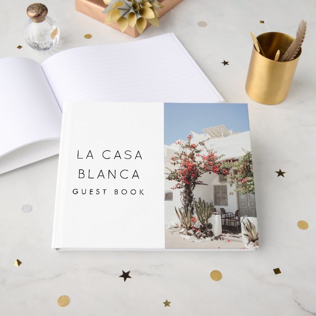White Beach House Villa Rental Vacation Comments Gästböcker (Framsida Öppen)