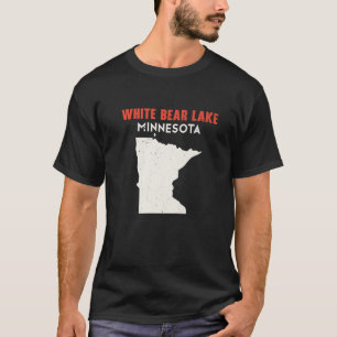 White Bear Sjö Minnesota USA State Travel T Shirt