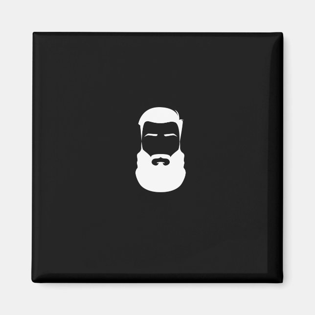White Beard Magnet (Framsidan)