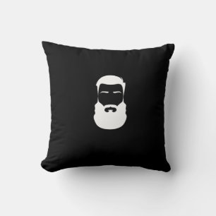White Beard Pillow Kudde