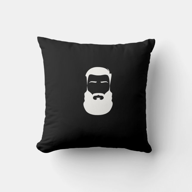 White Beard Pillow Kudde (Framsida)