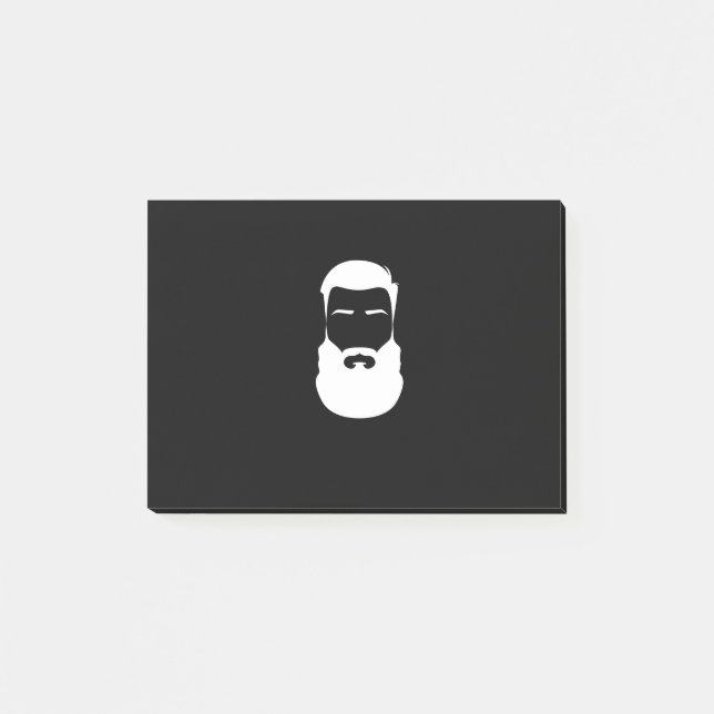 White Beard Post-it® Notes Post-it Block (Framsida)
