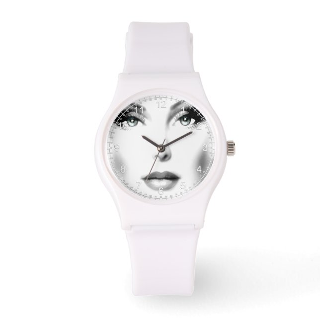 White Beauty Armbandsur (Framsida)