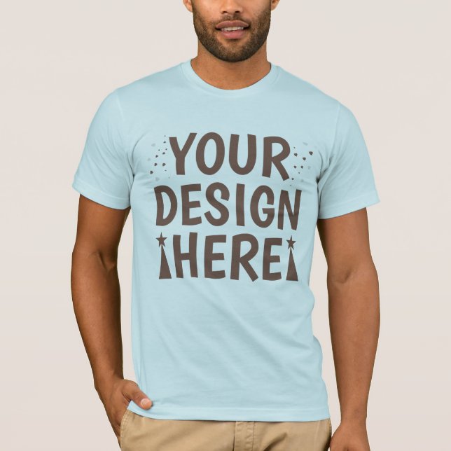 White Bella Canvas. Female Tshirt Mockup T Shirt (Framsida)