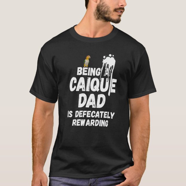 White Bellzed Caique Pappa felaktigt belönar T Shirt (Framsida)