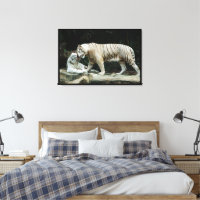 White Bengal Tiger Wrapped