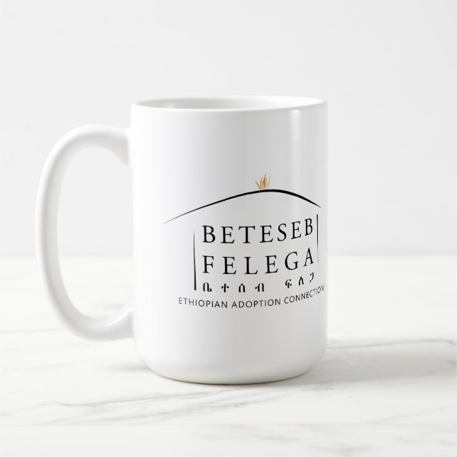White Beteseb Felega Mugg 15 oz (Vänster)