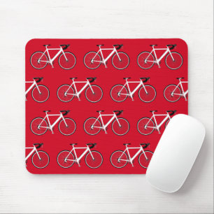 White Bike on Red Musmatta