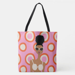 White Bikini Beach Bag Tygkasse