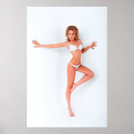 White Bikini Poster
