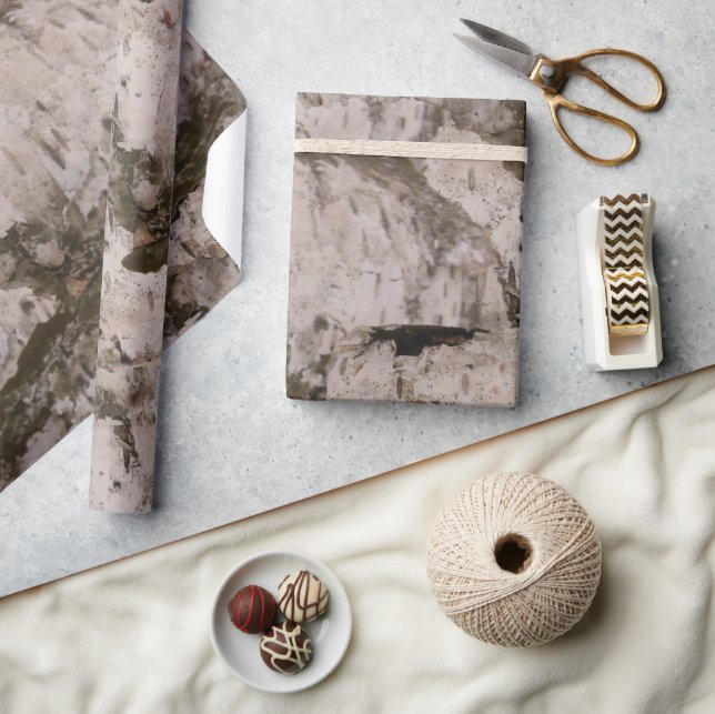 White Birch Bark Presentpapper (Hantverk)